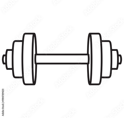 dumbbell weightlifting equipment for strength training and exercise at home or gym