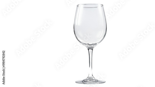 A wine glass on transparent background