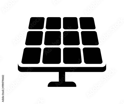 Vector graphic of a computer monitor with a grid of squares on its screen.