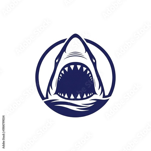 High Detail Shark Mascot Logo Vector for Modern Branding