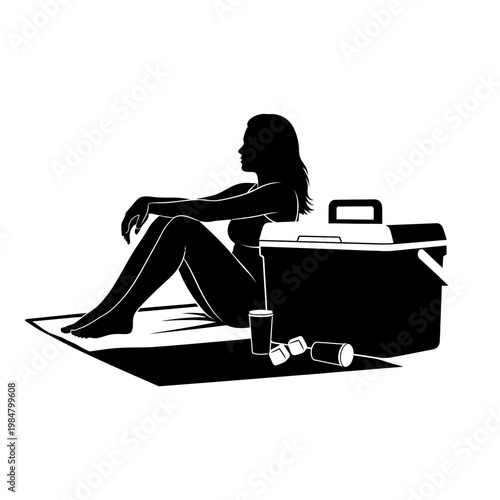 Fitness, woman exercising, yoga mat, dumbbells, workout routine, healthy lifestyle