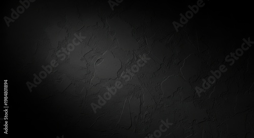 Deep textured dark wall paint with subtle shadow and abstract surface patterns