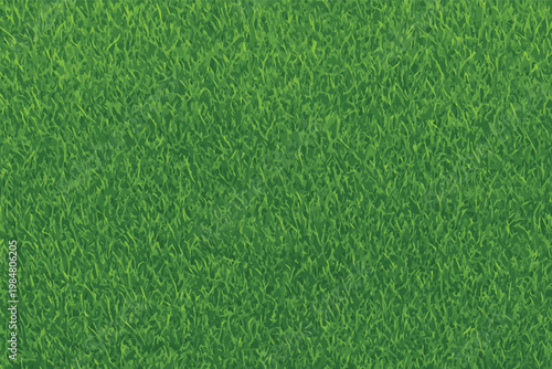 Created on Grass texture. Green lawn background. Realistic fresh field. Summer meadow template. Garden or backyard concept. Green grass carpet vector art on white background