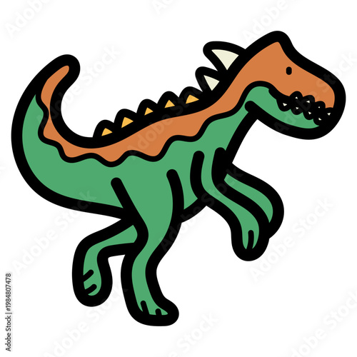 allosaurus illustration