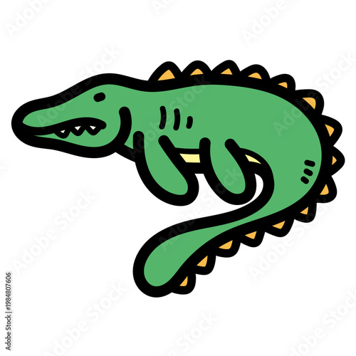 mosasaurus illustration