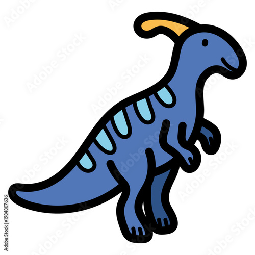 parasaurolophus illustration