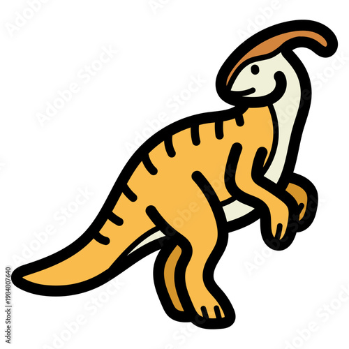 parasaurolophus illustration