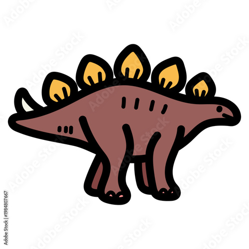 stegosaurus illustration