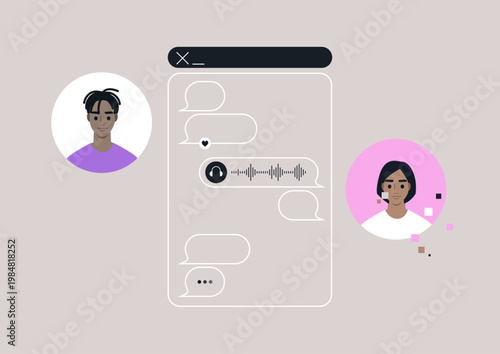 In a warm virtual chat, two people laugh and connect—yet something feels off, One doesn’t realize the other isn’t human, and the warmth hides a quiet, unsettling truth.