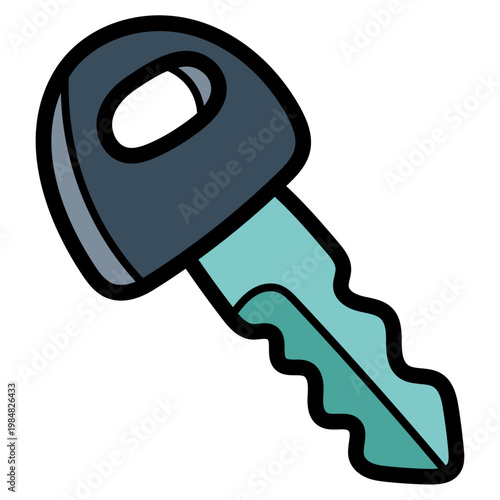 car key illustration