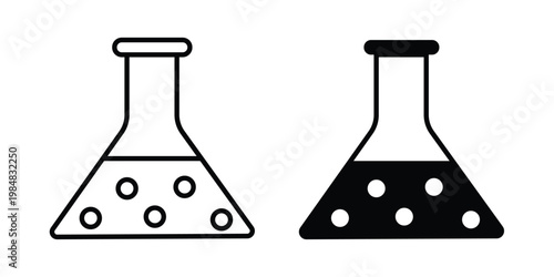 Chemistry icon UI vector. Vector icon set.