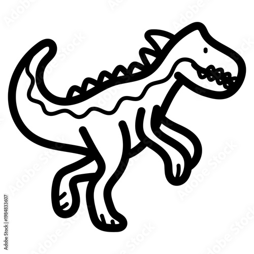 allosaurus illustration