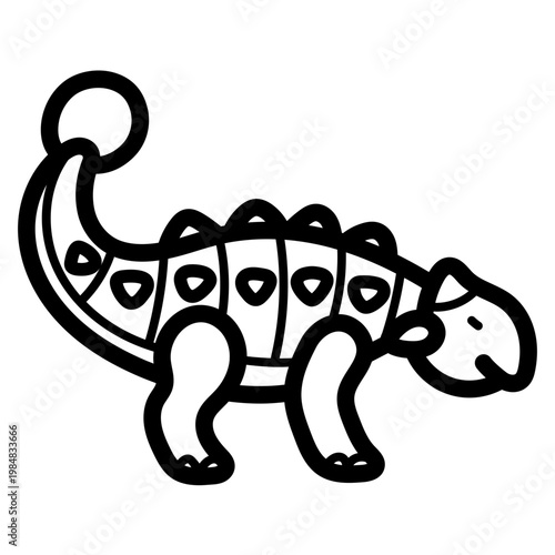 ankylosaurus illustration