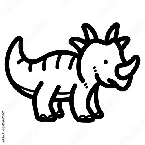 styracosaurus illustration