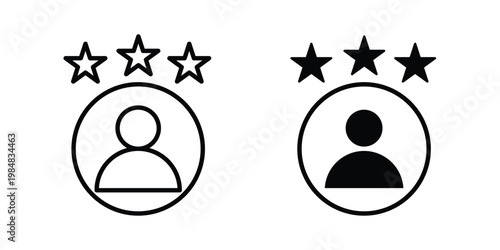 Customer loyalty icon UI vector. Vector icon set.