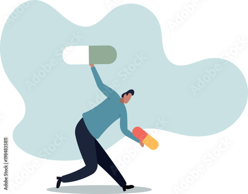 Medical debt, health care and treatment cost from disease,human life and situation.