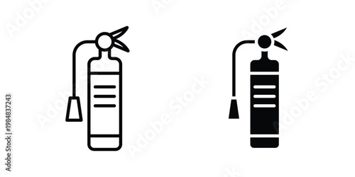 Fire extinguisher icon UI vector. Vector icon set.