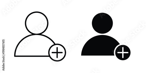 Follower icon UI vector. Vector icon set.