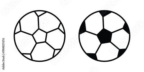 Photography Football icon UI vector. Vector icon set.