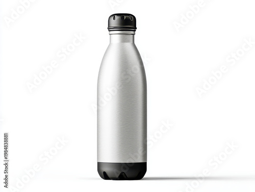 Blank Stainless Steel Water Bottle Mockup Reusable