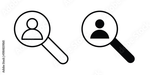Hiring icon UI vector. Vector icon set.