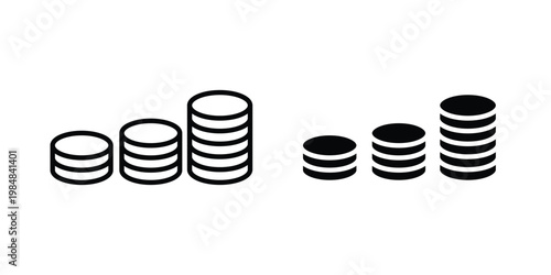 Investment icon UI vector. Vector icon set.