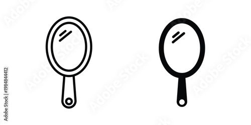 Mirror icon UI vector. Vector icon set.