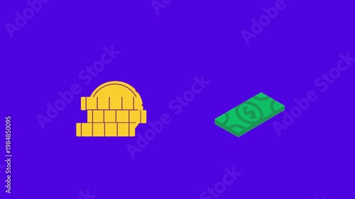 A video showcasing cryptocurrency and blockchain technology concepts