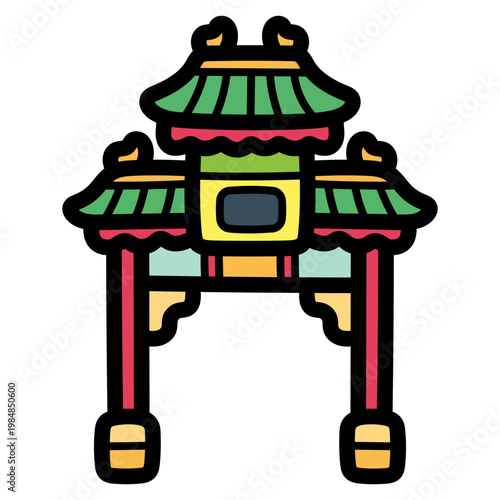 paifang illustration