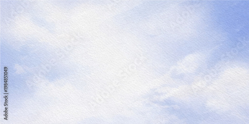 An abstract nature wallpaper featuring a light blue sky and white clouds with a soft paper texture and winter cloudscape pattern on a grunge canvas backdrop