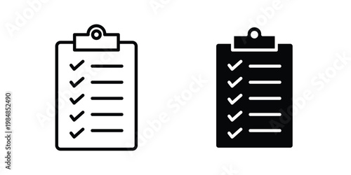 Task list icon UI vector. Vector icon set.