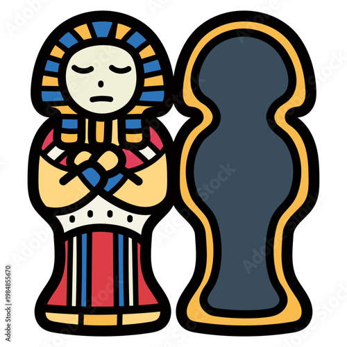 sarcophagus illustration