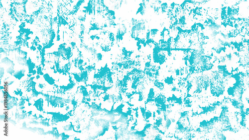 Vector Abstract cyan stain pattern with an artistic appeal and a unique texture forming intricate designs with random structures 