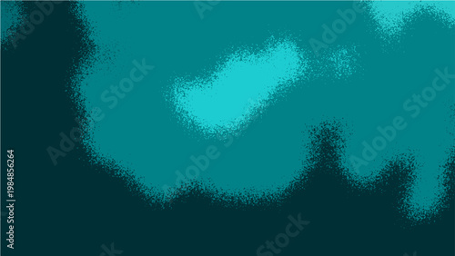 Vector Abstract teal-colored background resembles ethereal smoke or mysterious haze and enigmatic atmospheric mood , artistic vision conveys depth, aesthetic beauty and gradient effect