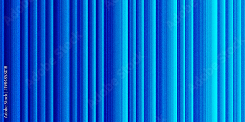 Abstract Blue and Cyan Gradient Background Featuring Dynamic Vertical Linear Grooves and Sophisticated Vibrant Textures Ideal for Modern Corporate Web Headers and Professional Digital Art