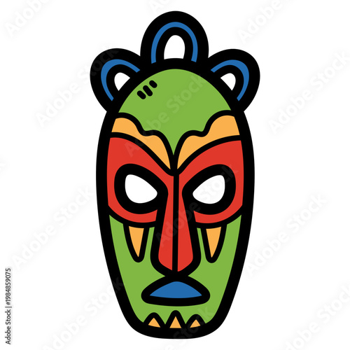 mask illustration