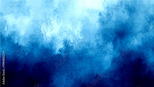 Abstract swirling blue fog and atmospheric ethereal texture and mysterious fluid ink clouds and elegant gradient shades and dreamy watercolor composition and celestial artistry.