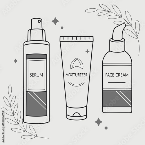 Three beauty products for skin care