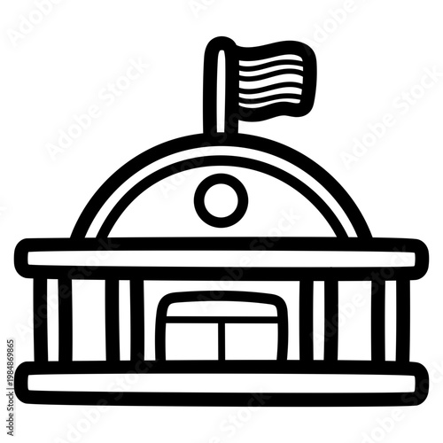 railway station illustration