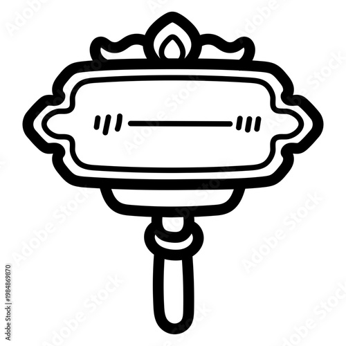 road name sign illustration