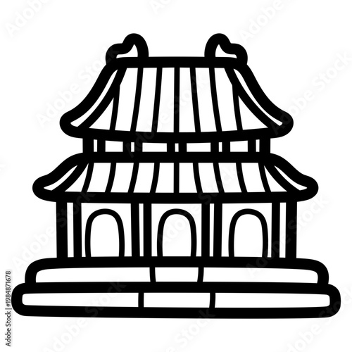 forbidden city illustration