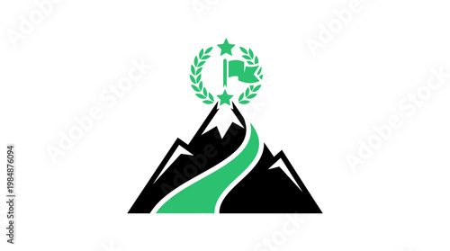 Eco friendly green leaf and plant vector illustration icon design concept featuring a nature symbol in fire for energy and ecology business logo sign