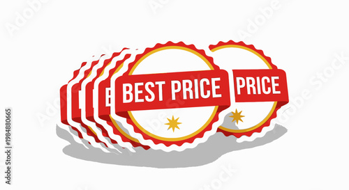 Best Price Offer Stickers Collection, Discount Promotion Seal