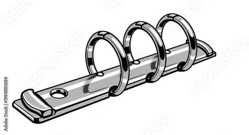 Binder Ring Mechanism Component for Organization Systems