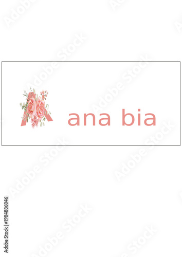 arte para caneca. letra a