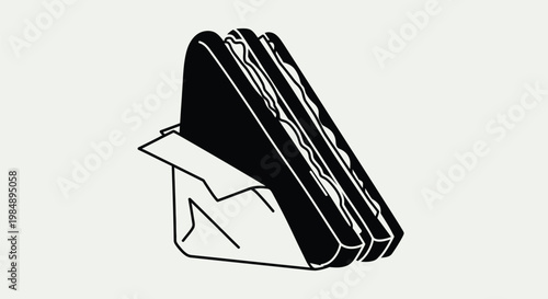 Illustration of a stack of pancakes with one pancake on a plate  breakfast food