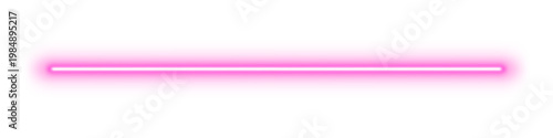 Pink neon light line sparkle effect isolated on transparent background PNG