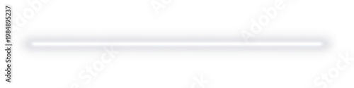 White neon glow line ray light sign for futuristic branding PNG