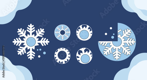 Dotted line christmas bauble ornament with snowflakes for children tracing and festive holiday coloring worksheets for motor skill training.