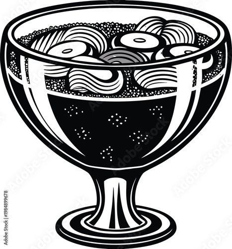 Black olives, marinated olives, gourmet food, vector illustration, monochrome design